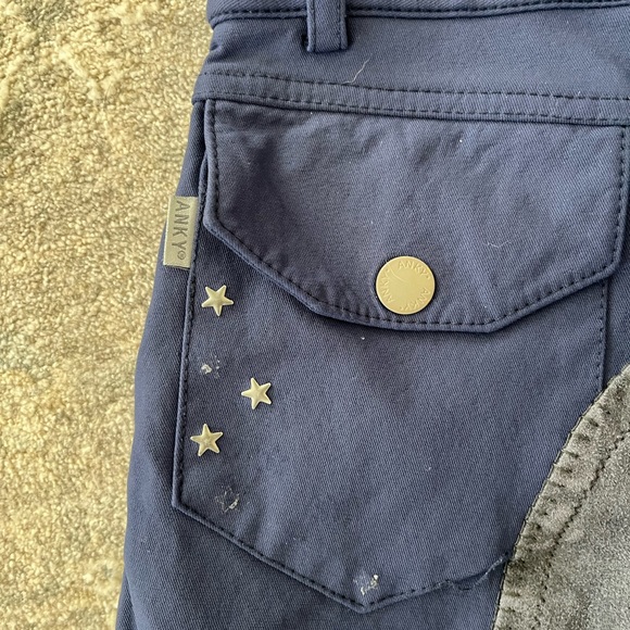 Anky Equestrian Full-Seat Dressage Riding Breeches 24 Long Navy - Picture 6 of 7
